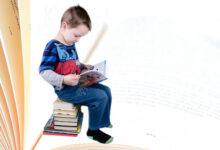 a child reading – day care center