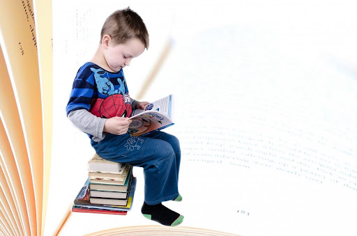 a child reading – day care center